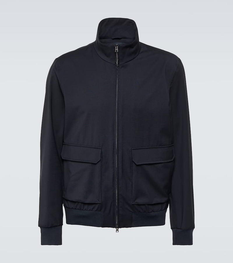 Herno Virgin wool bomber jacket