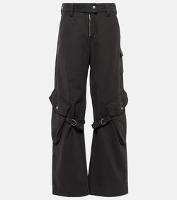 Acne Studios Mid-rise cotton canvas cargo pants