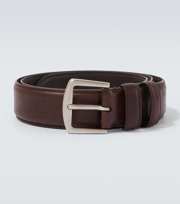 Loro Piana Alsavel leather belt