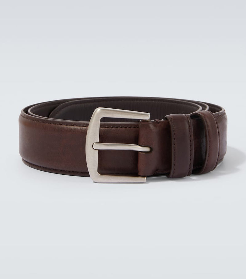 Loro Piana Alsavel leather belt