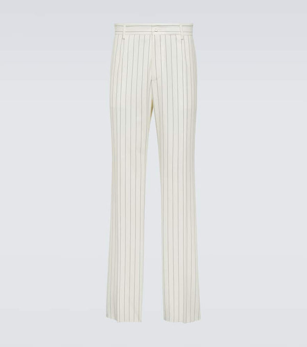 Dolce & Gabbana Pinstripe wool suit pants