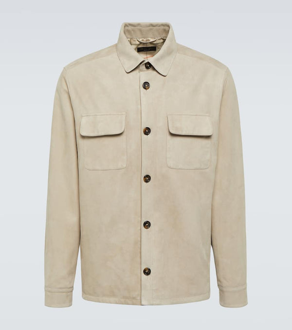 Loro Piana Suede overshirt