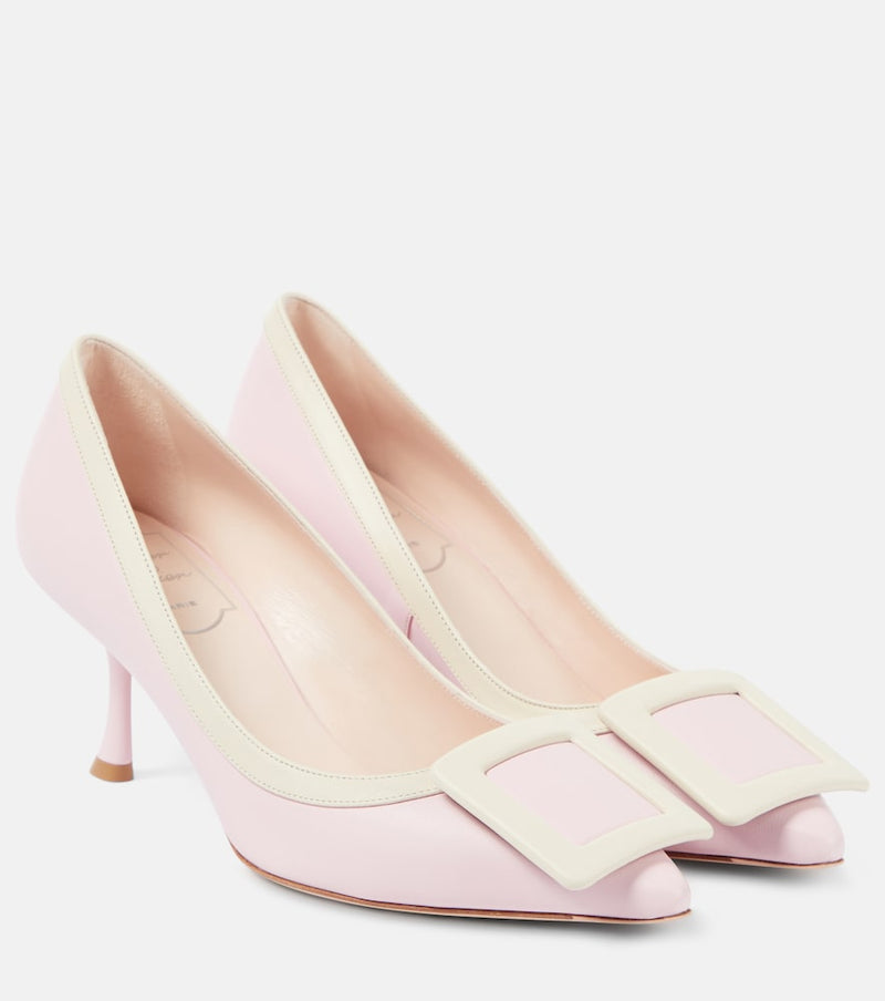Roger Vivier Viv\' In The City leather pumps