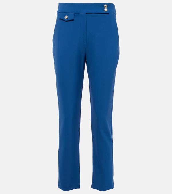 Veronica Beard Renzo high-rise cropped slim pants