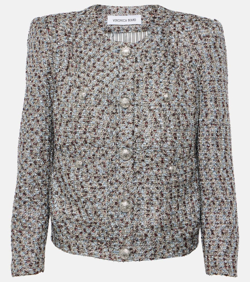 Veronica Beard Ferazia metallic tweed jacket