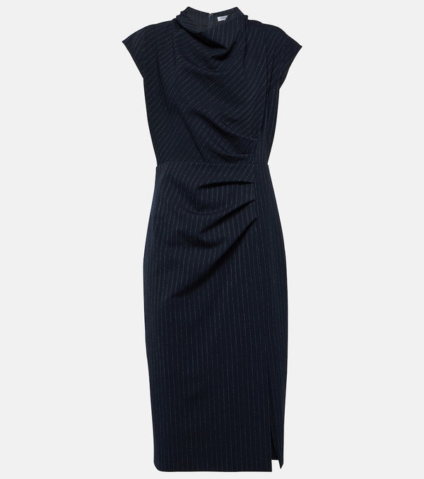 Veronica Beard Athene pinstriped midi dress