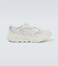 Hoka One One Clifton L suede sneakers