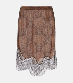 Tom Ford Ramage Tattoo lace miniskirt