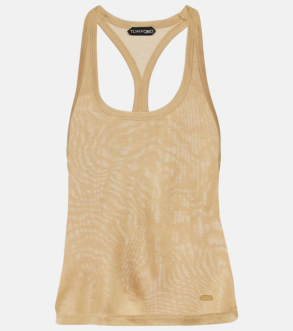 Tom Ford Micro-Rib silk jersey tank top