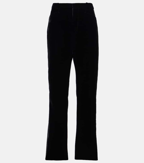 Tom Ford Wallis velvet straight pants