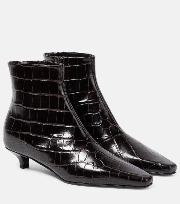 Toteme The Slim leather ankle boots