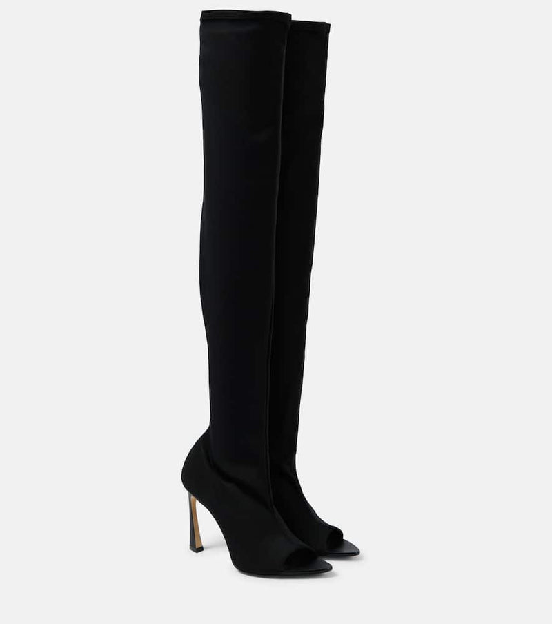 Victoria Beckham Peep Toe over-the-knee boots