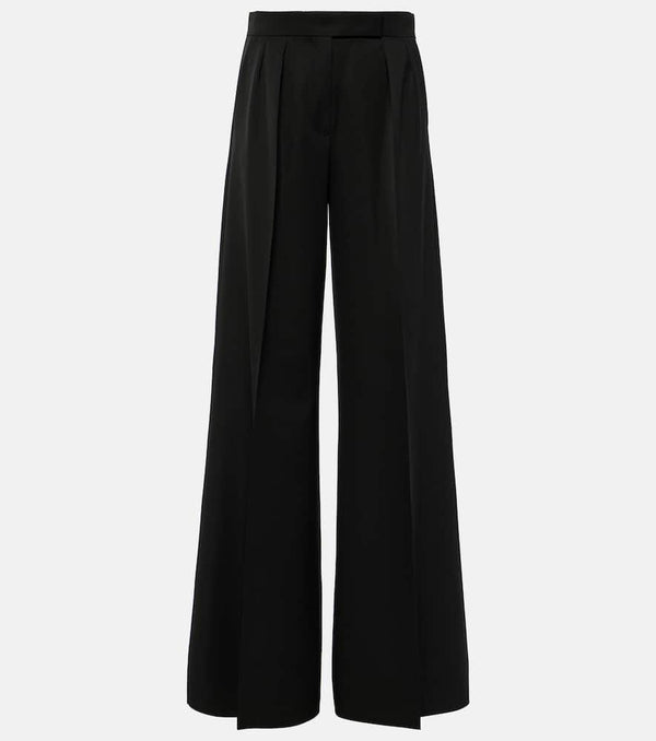 Max Mara Libbra high-rise wool wide-leg pants