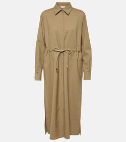 Max Mara Monia virgin wool shirt dress