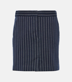 Max Mara Kirsch pinstripe jersey miniskirt