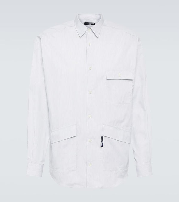 Comme des Garçons Homme Striped cotton shirt