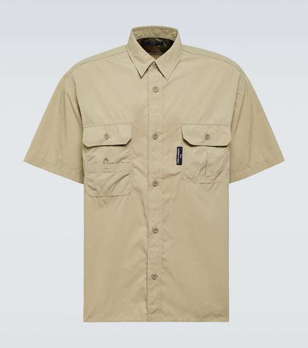 Comme des Garçons Homme Typewriter technical bowling shirt