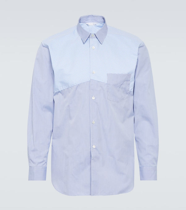 Comme des Garçons Shirt Checked cotton poplin shirt