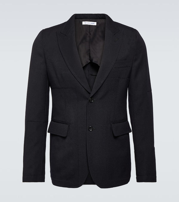 Comme des Garçons Shirt Wool gabardine blazer