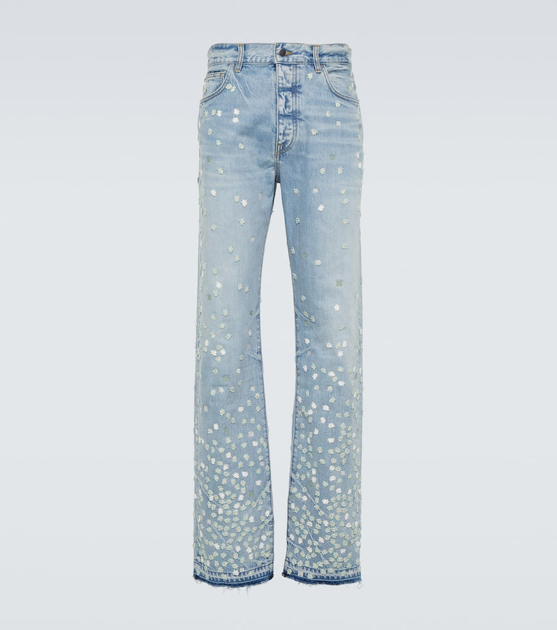 Amiri Floral straight jeans