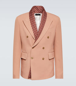 Amiri Layered polka-dot blazer