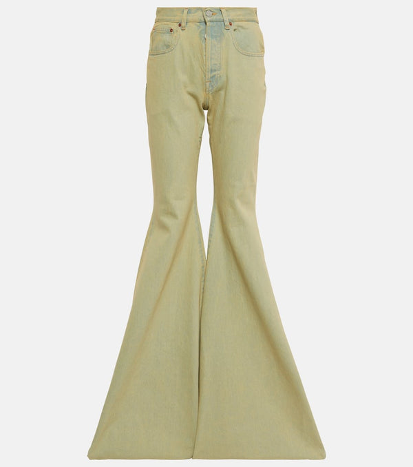 Vetements High-rise flared jeans