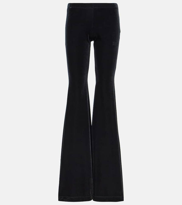 Vetements Velvet flared pants