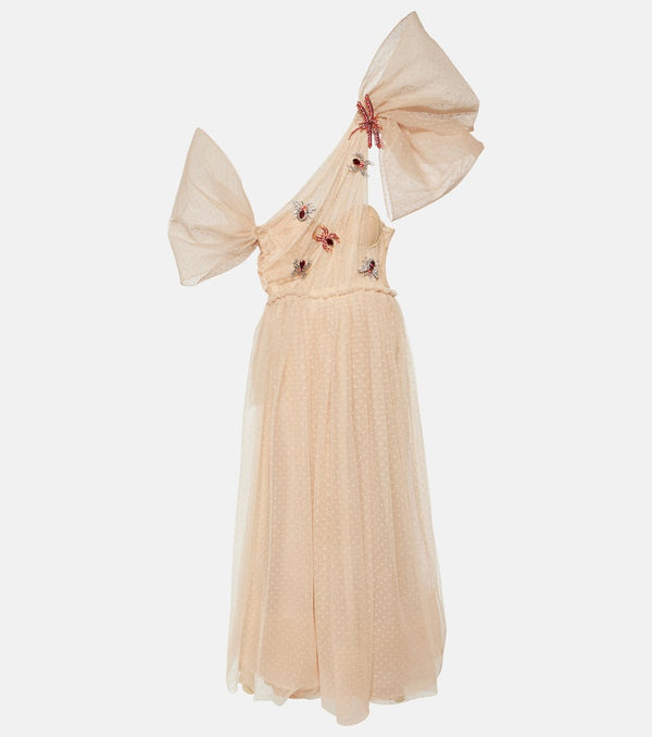 Erdem Embellished tulle maxi dress | LYBSTORE