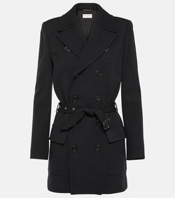 Saint Laurent Saharienne wool-blend jacket