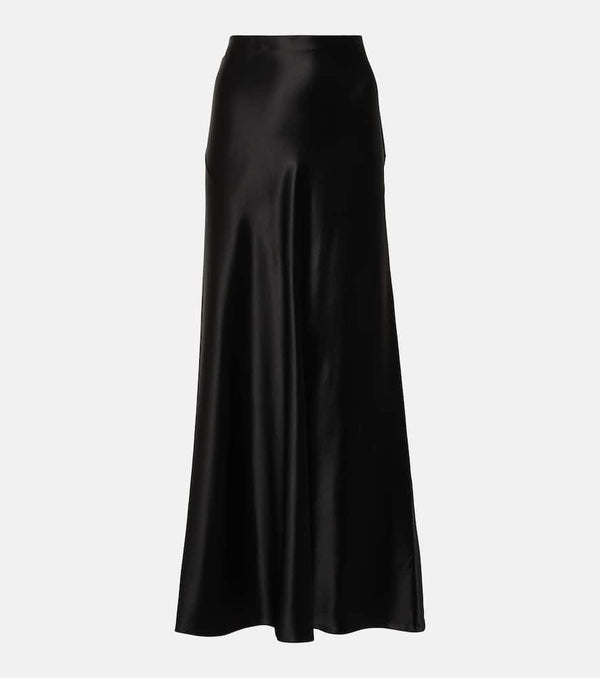 Saint Laurent Silk satin maxi skirt