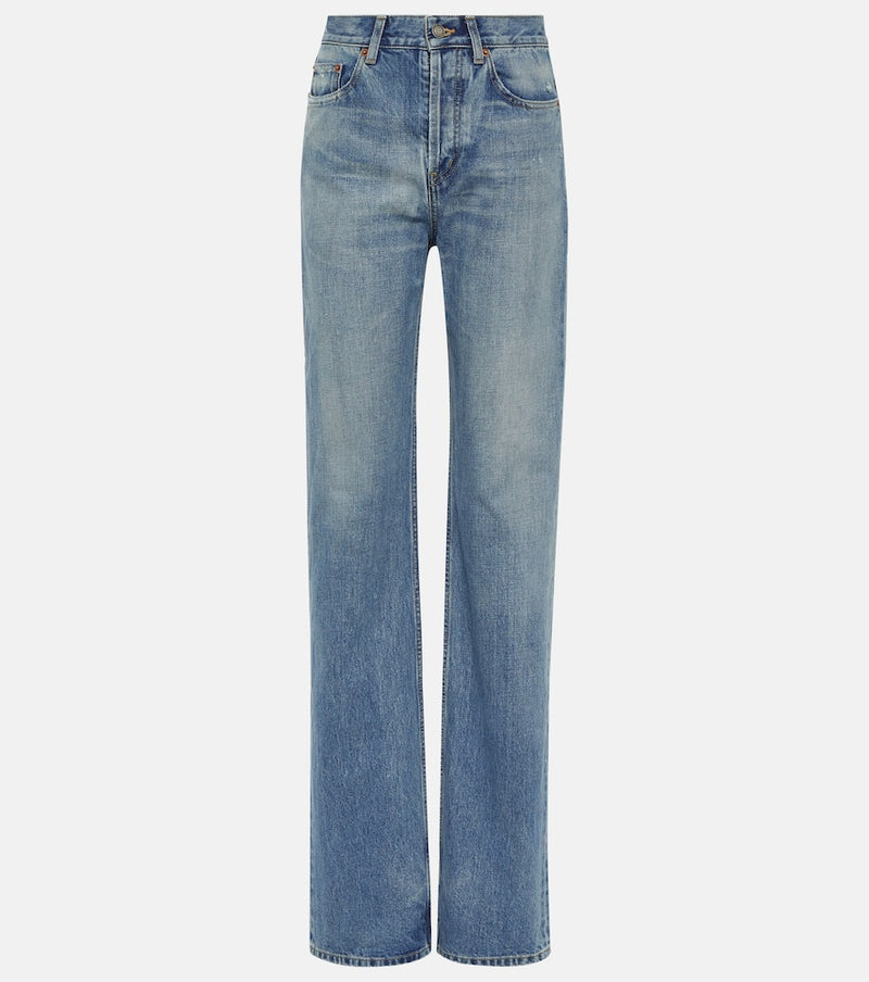 Saint Laurent High-rise straight jeans