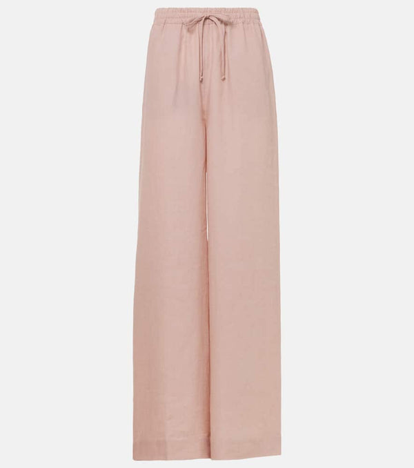 Loro Piana Graysen linen wide-leg pants