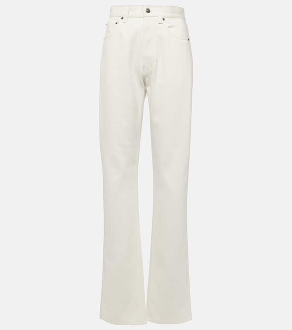 Loro Piana Cotton and silk straight jeans