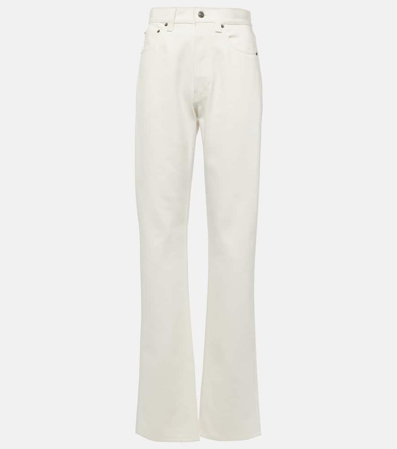 Loro Piana Cotton and silk straight jeans