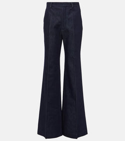 Loro Piana José cotton and silk wide-leg pants