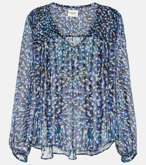 Marant Etoile Daytonea printed blouse