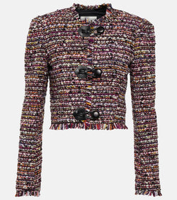 Isabel Marant Gradilia cropped wool-blend jacket