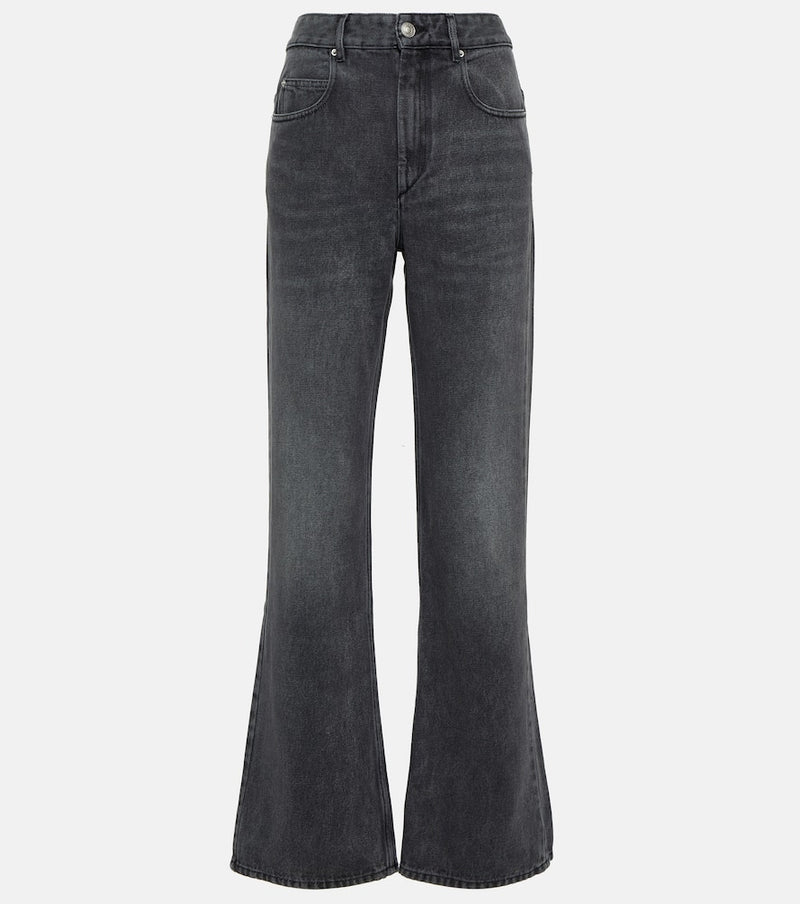 Isabel Marant Belvira mid-rise straight jeans