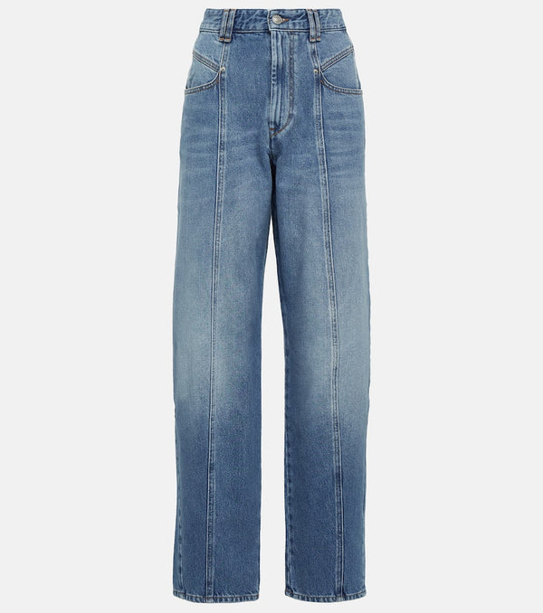 Isabel Marant Vetan high-rise wide-leg jeans