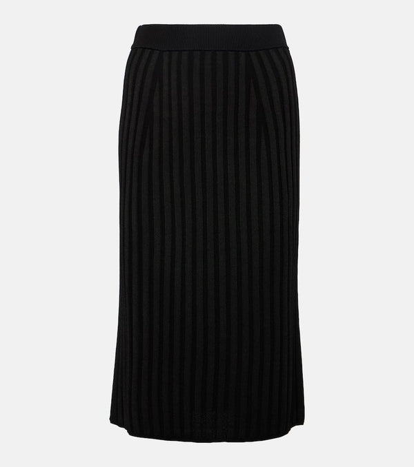 Joseph Ribbed-knit midi skirt