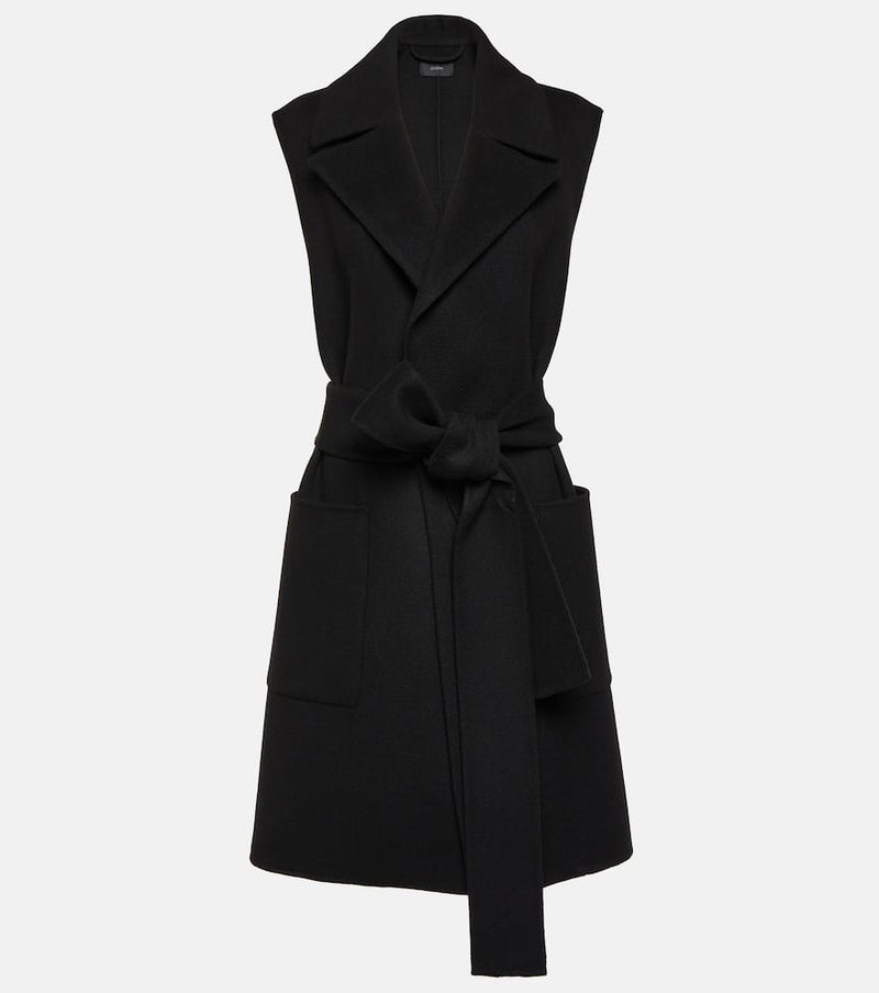 Joseph Garance wool and cashmere wrap coat