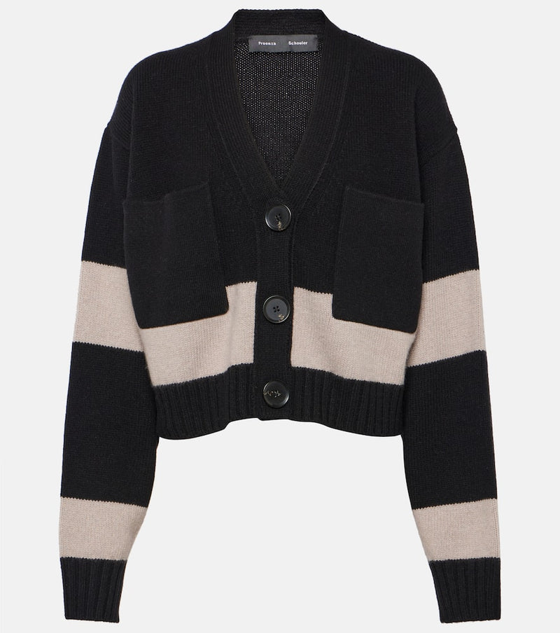 Proenza Schouler Sofia wool and cashmere cropped cardigan