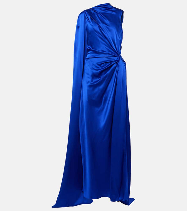 Roksanda Asymmetric draped silk gown