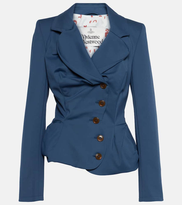 Vivienne Westwood Tailored asymmetric cotton-blend blazer