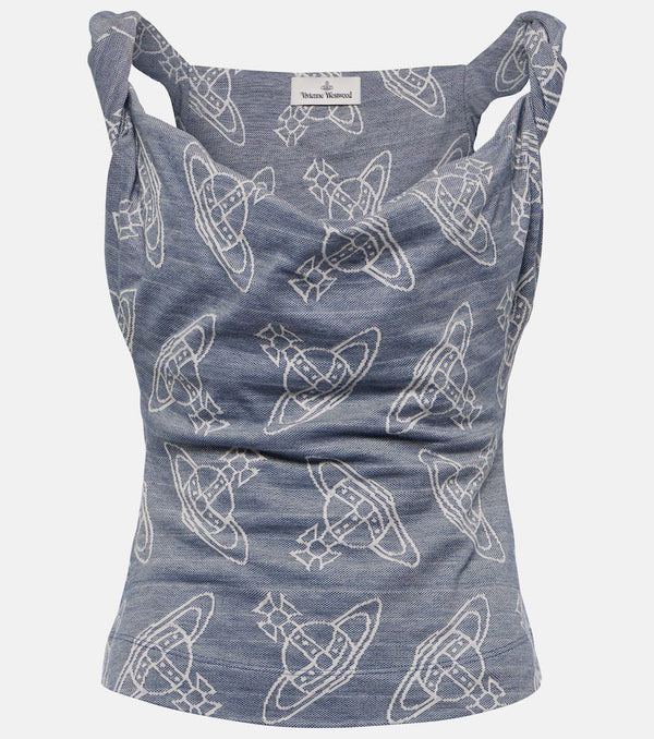 Vivienne Westwood Anna printed cotton top