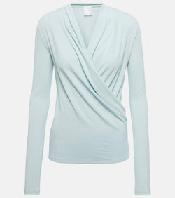 Givenchy Draped crêpe jersey top