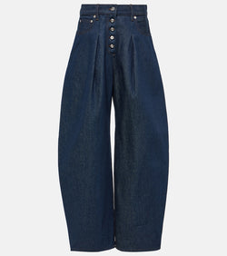 Jacquemus De-Nîmes Ovalo high-rise wide-leg jeans