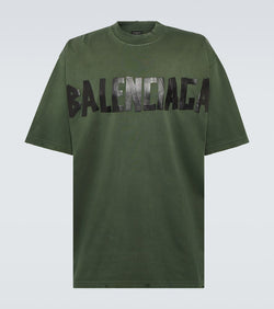 Balenciaga Tape cotton-blend jersey T-shirt