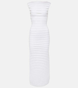 Alaïa Pleated midi dress