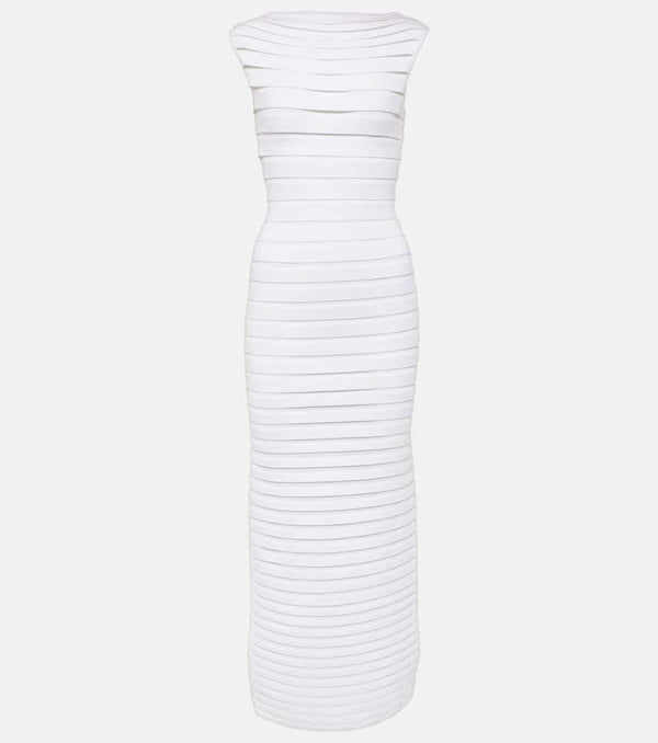 Alaïa Pleated midi dress